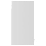 Hengende Skap Glass &quot;Lyon&quot; Hvit 60X31X60 Cm Konstruert Tre