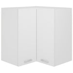 Hengende Hjørneskap &quot;Lyon&quot; Hvit 57X57X60 Cm Konstruert Tre