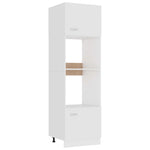 Skap For Mikrobølgeovn &quot;Lyon&quot; Hvit 60X57X207 Cm Konstruert Tre