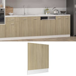 Oppvaskmaskinspanel &quot;Lyon&quot; Sonoma Eik 59,5X3X67 Cm Sponplate