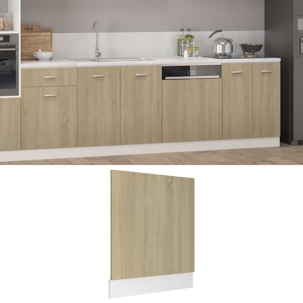 Oppvaskmaskinspanel &quot;Lyon&quot; Sonoma Eik 59,5X3X67 Cm Sponplate