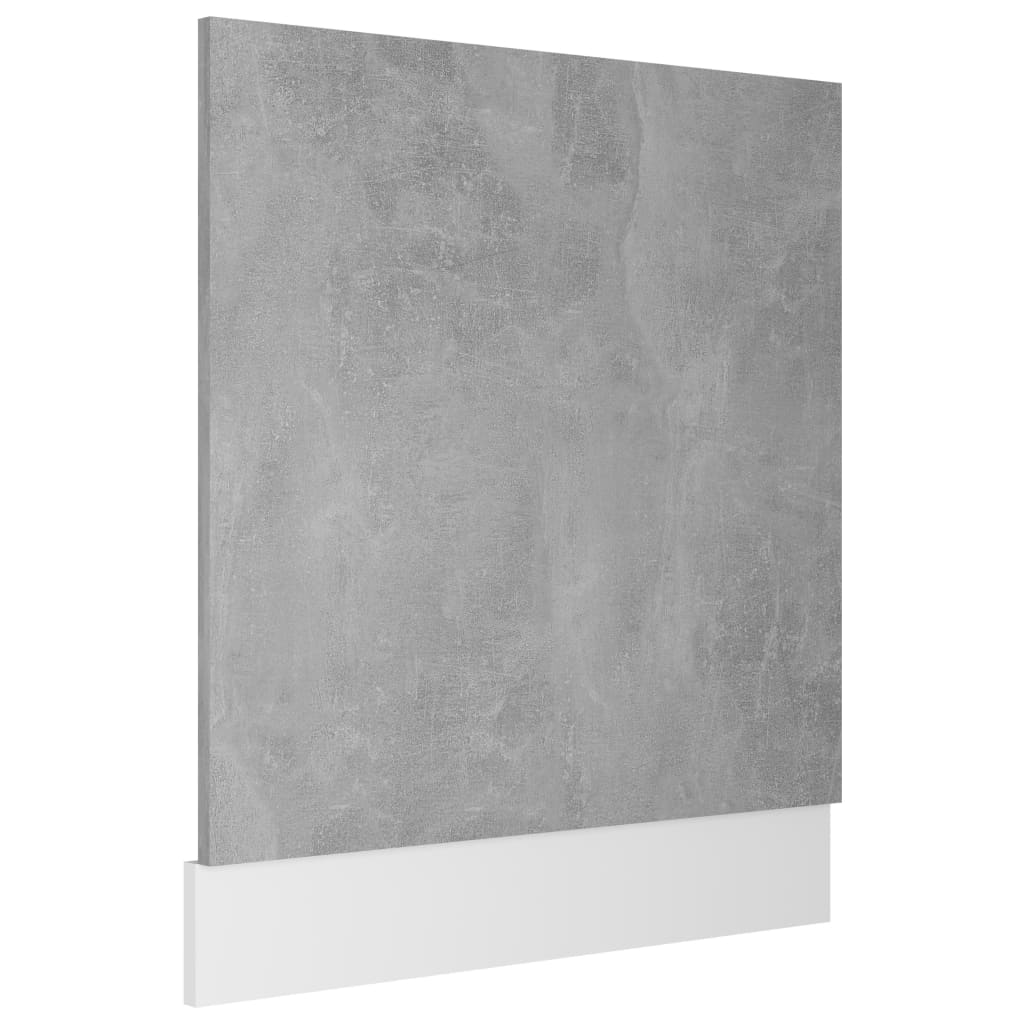 Oppvaskmaskinspanel &quot;Lyon&quot; Betonggrå 59,5X3X67 Cm