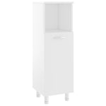 Baderomsskap Hvit 30X30X95 Cm Konstruert Tre