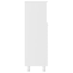 Baderomsskap Hvit 30X30X95 Cm Konstruert Tre