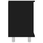 Baderomsskap Svart 60X32X53,5 Cm Konstruert Tre