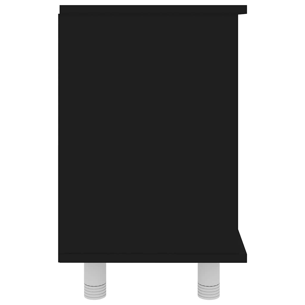 Baderomsskap Svart 60X32X53,5 Cm Konstruert Tre