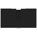 Baderomsskap Svart 60X32X53,5 Cm Konstruert Tre