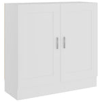 Bokhylle Hvit 82,5X30,5X80 Cm Konstruert Tre
