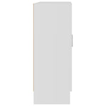 Bokhylle Hvit 82,5X30,5X80 Cm Konstruert Tre