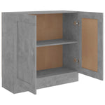 Bokhylle Betonggrå 82,5X30,5X80 Cm Konstruert Tre