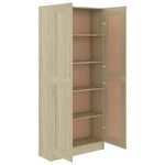 Bokhylle Sonoma Eik 82,5X30,5X185,5 Cm Konstruert Tre