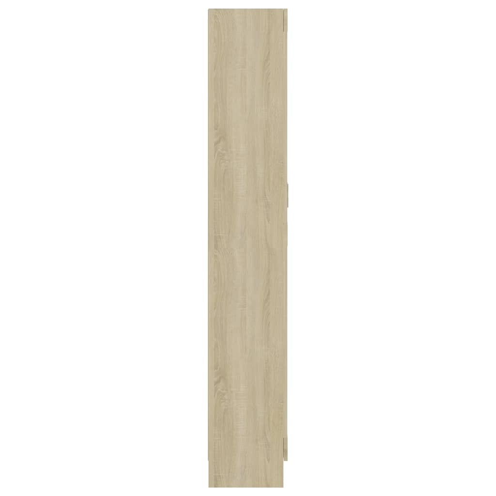 Bokhylle Sonoma Eik 82,5X30,5X185,5 Cm Konstruert Tre