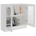 Vitrine Hvit 82,5X30,5X80 Cm Konstruert Tre