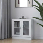 Vitrine Hvit 82,5X30,5X80 Cm Konstruert Tre