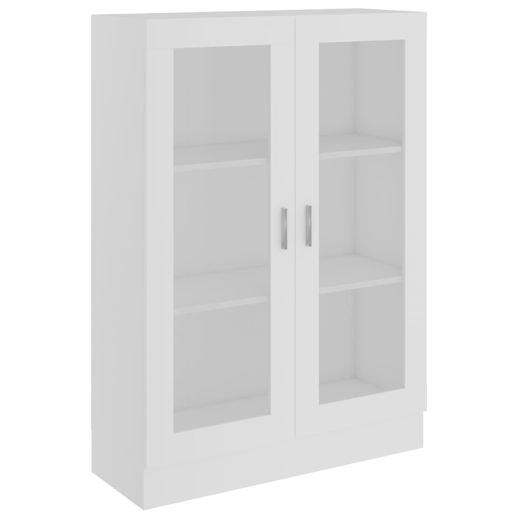 Vitrine Hvit 82,5X30,5X115 Cm Konstruert Tre
