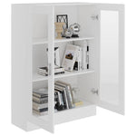 Vitrine Hvit 82,5X30,5X115 Cm Konstruert Tre