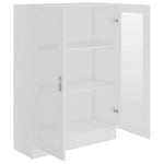 Vitrine Hvit 82,5X30,5X115 Cm Konstruert Tre