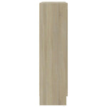 Vitrine Sonoma Eik 82,5X30,5X115 Cm Konstruert Tre