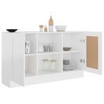 Skjenk Hvit 120X30,5X70 Cm Konstruert Tre