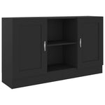 Skjenk Svart 120X30,5X70 Cm Konstruert Tre