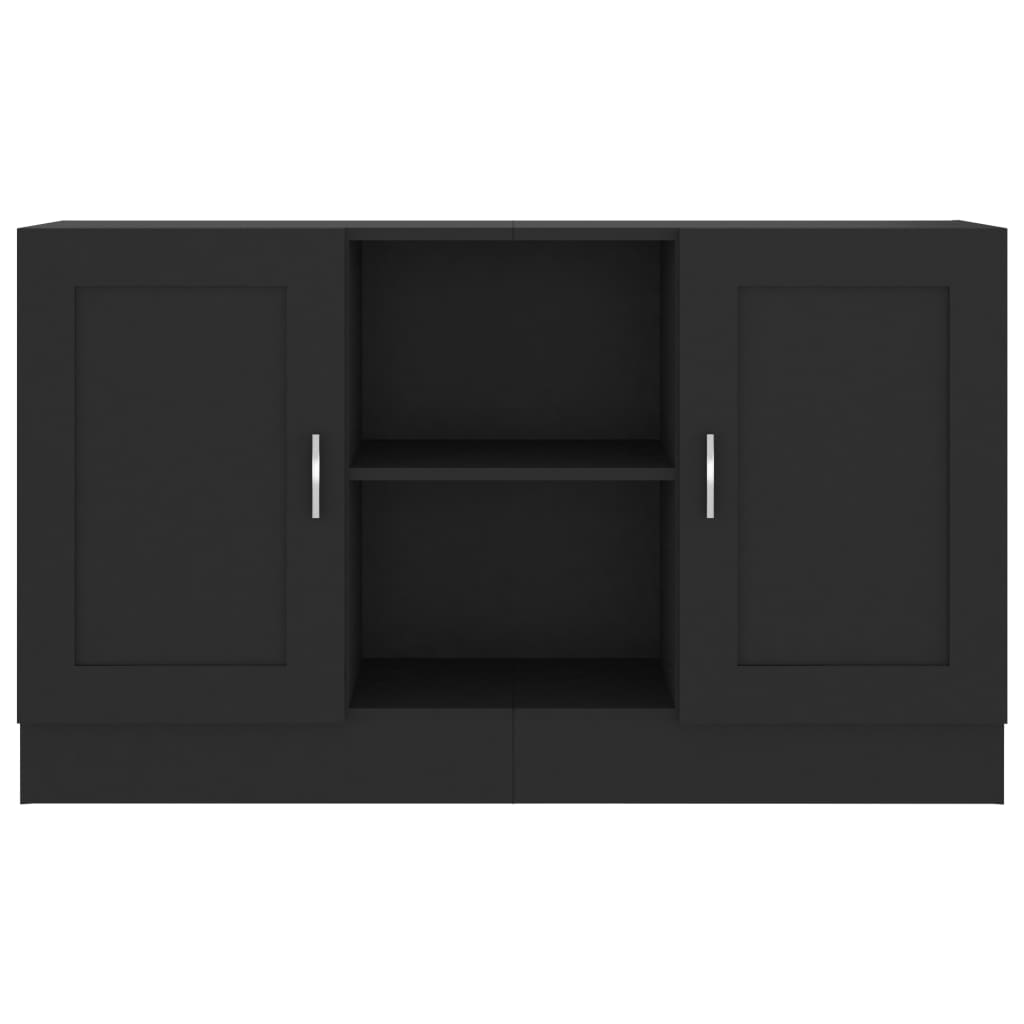 Skjenk Svart 120X30,5X70 Cm Konstruert Tre