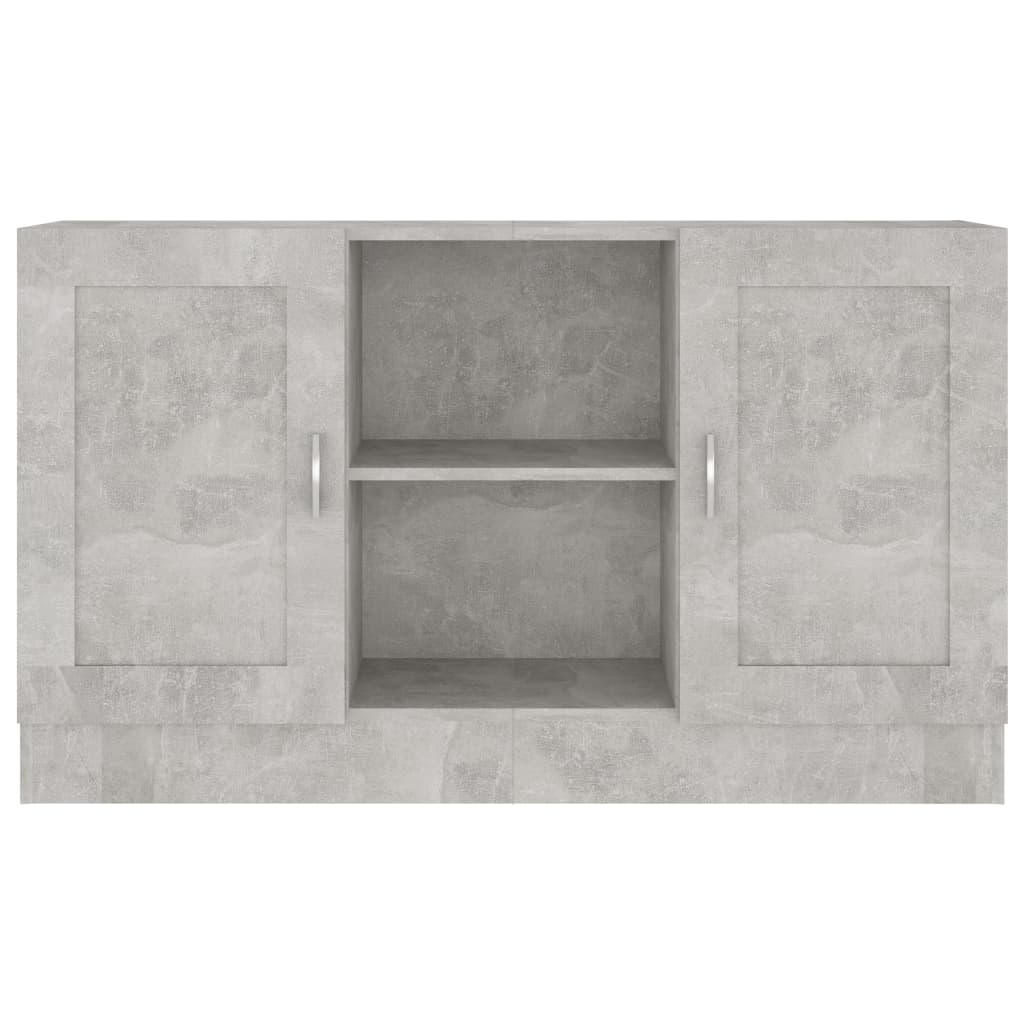 Skjenk Betonggrå 120X30,5X70 Cm Konstruert Tre