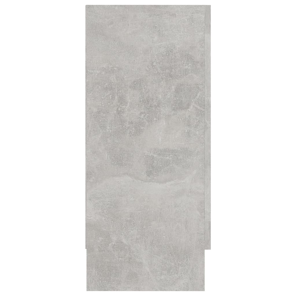 Skjenk Betonggrå 120X30,5X70 Cm Konstruert Tre