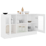Vitrine Hvit 120X30,5X70 Cm Konstruert Tre