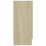 Vitrine Sonoma Eik 120X30,5X70 Cm Konstruert Tre