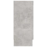 Vitrine Betonggrå 120X30,5X70 Cm Konstruert Tre