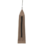 Campingseng 180X60X19 Cm Oxfordstoff Og Stål Gråbrun