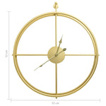Veggklokke Gull 52 Cm Jern