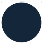 Flytende Solarduk Til Basseng Pe 381 Cm Svart Og Blå