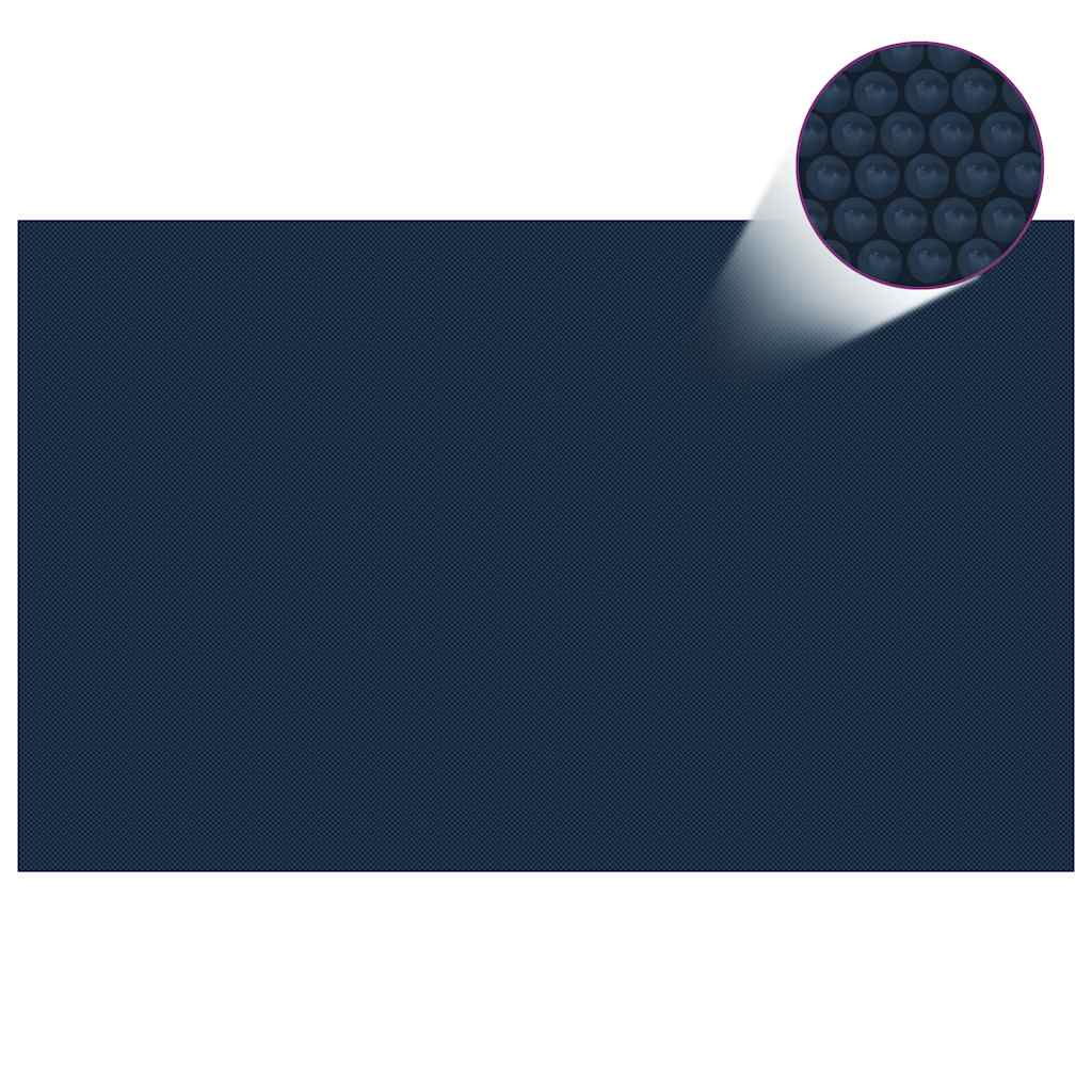 Flytende Solarduk Til Basseng Pe 260X160 Cm Svart Og Blå