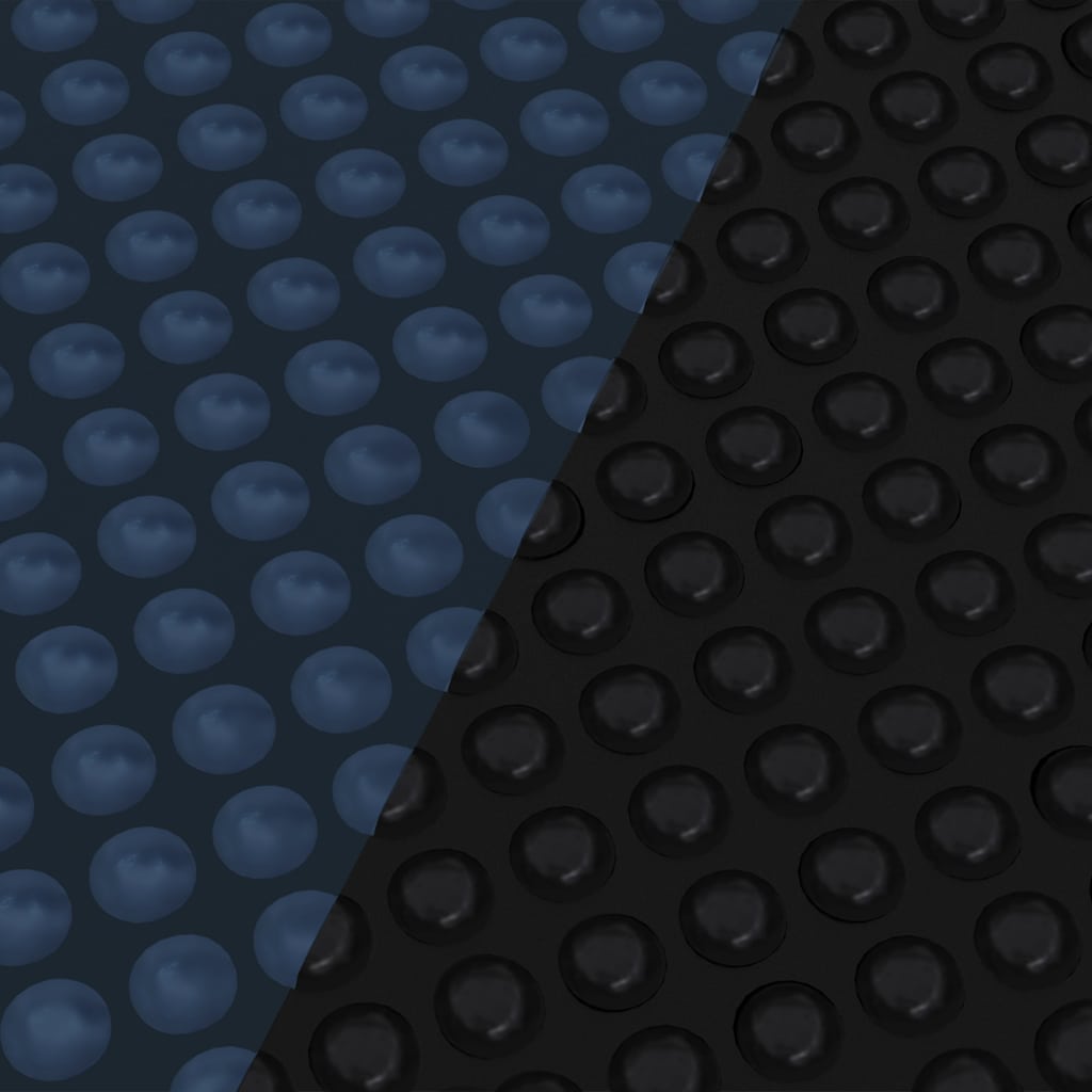 Flytende Solarduk Til Basseng Pe 260X160 Cm Svart Og Blå