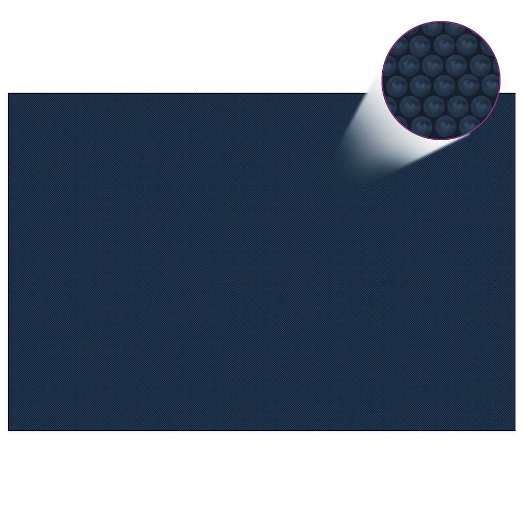 Flytende Solarduk Til Basseng Pe 300X200 Cm Svart Og Blå