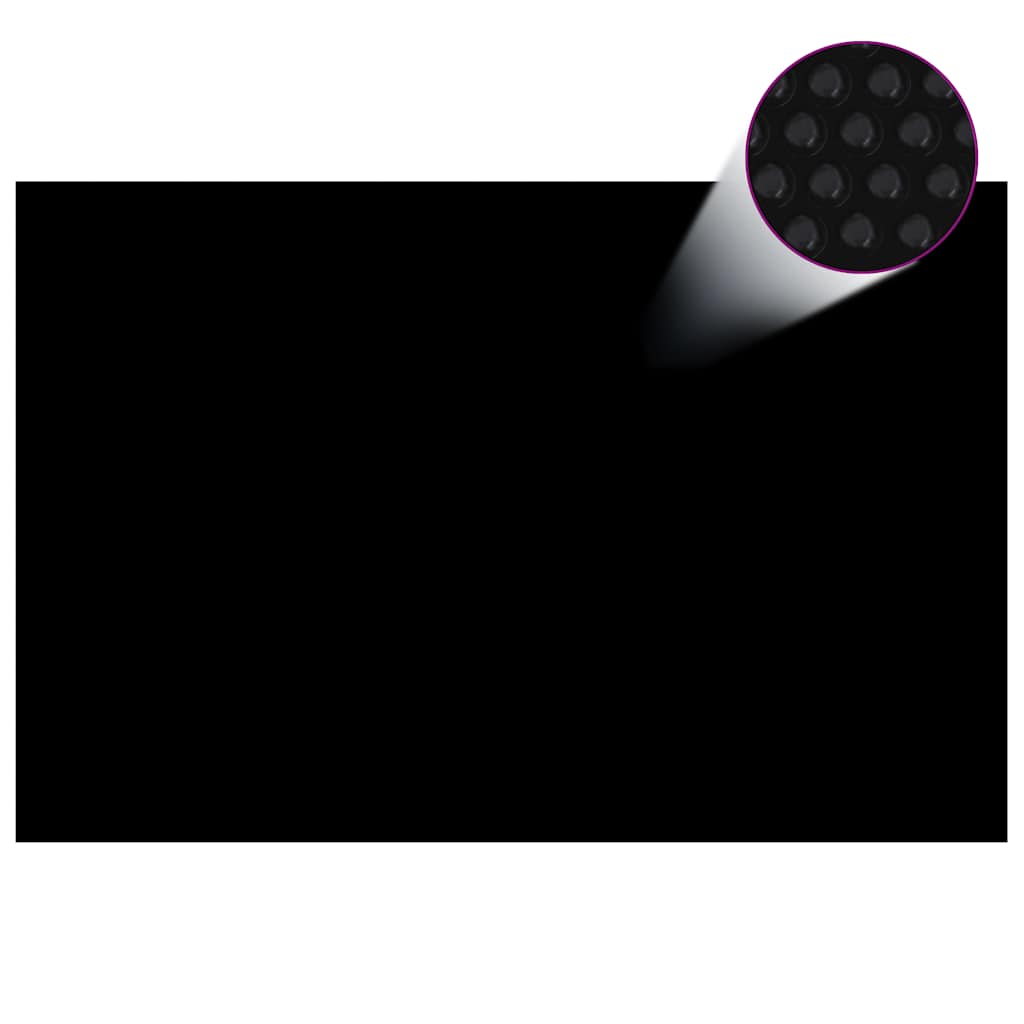 Flytende Solarduk Til Basseng Pe 300X200 Cm Svart Og Blå