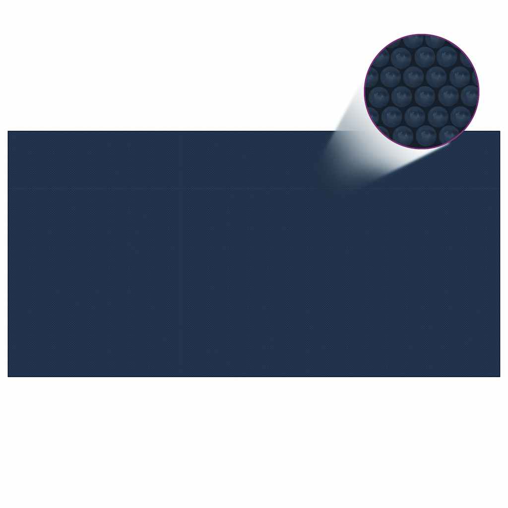 Flytende Solarduk Til Basseng Pe 400X200 Cm Svart Og Blå