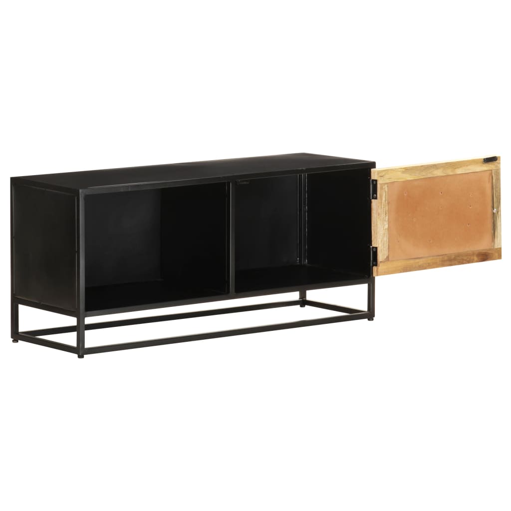Tv-Benk 90X30X40 Cm Grov Heltre Mango