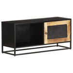 Tv-Benk 90X30X40 Cm Grov Heltre Mango