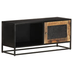 Tv-Benk 90X30X40 Cm Grov Heltre Mango