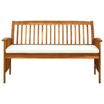 Hagebenk Med Pute 147 Cm Heltre Akasie