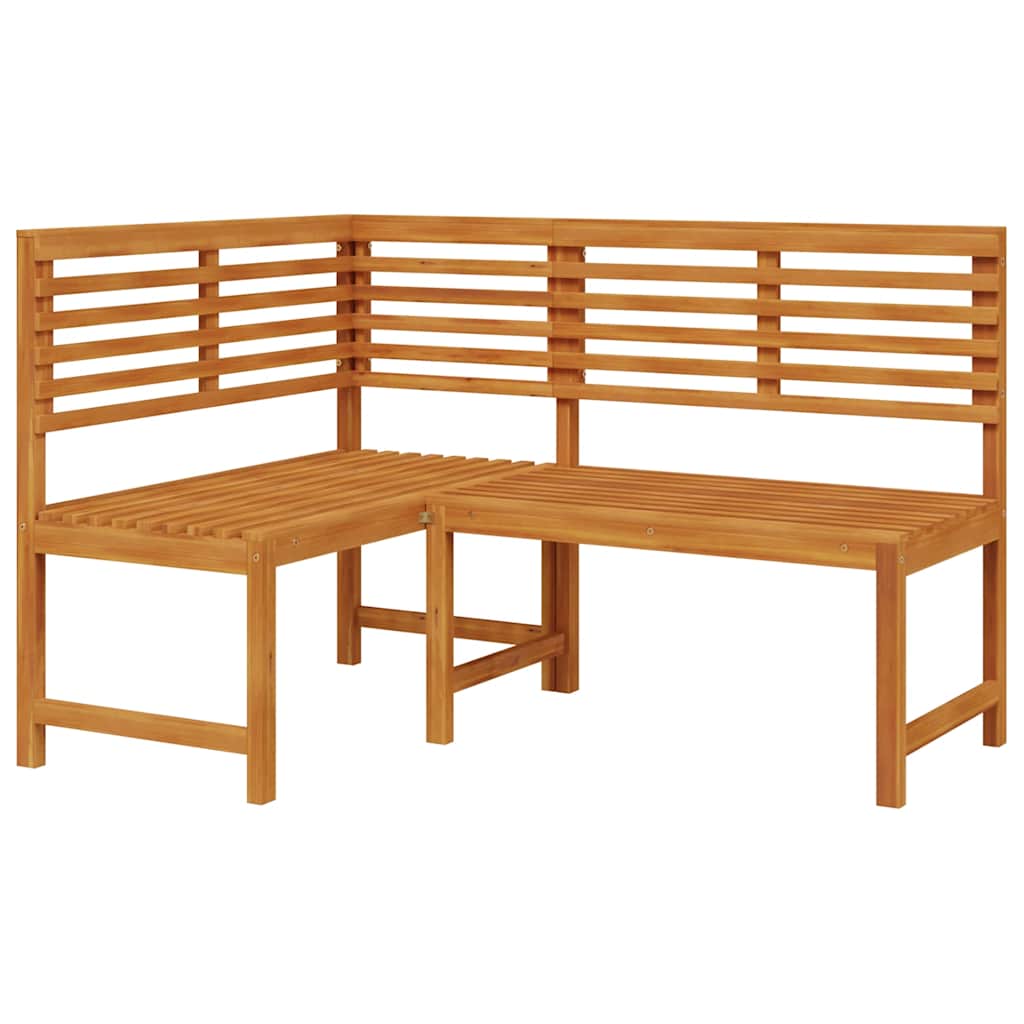 Utendørs Hjørnebenk 140 Cm Heltre Akasie