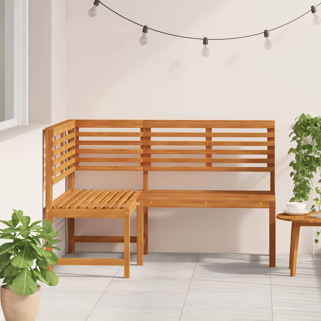 Utendørs Hjørnebenk 140 Cm Heltre Akasie