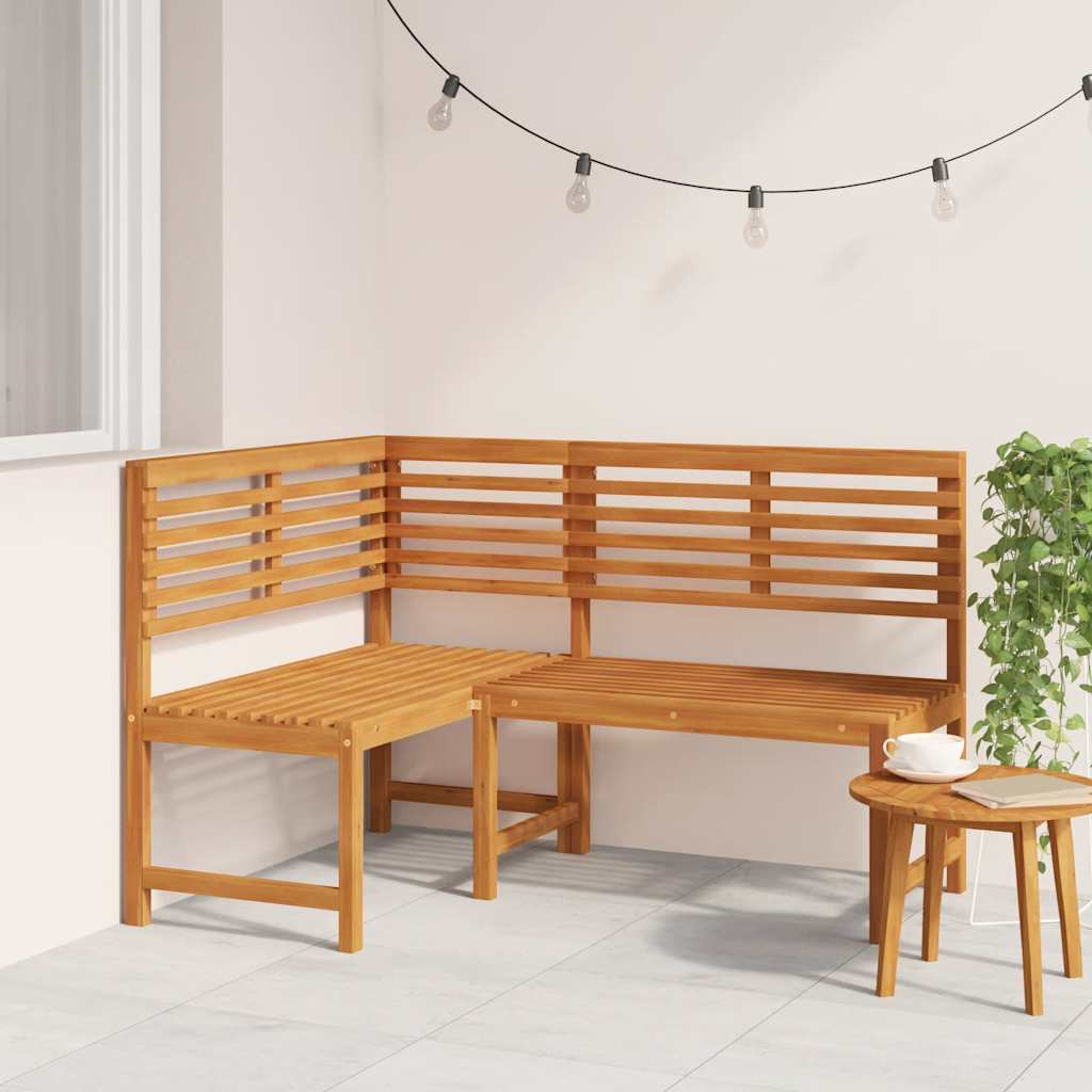 Utendørs Hjørnebenk 140 Cm Heltre Akasie