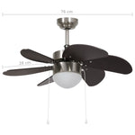 Takvifte Med Lys 76 Cm Mørkebrun