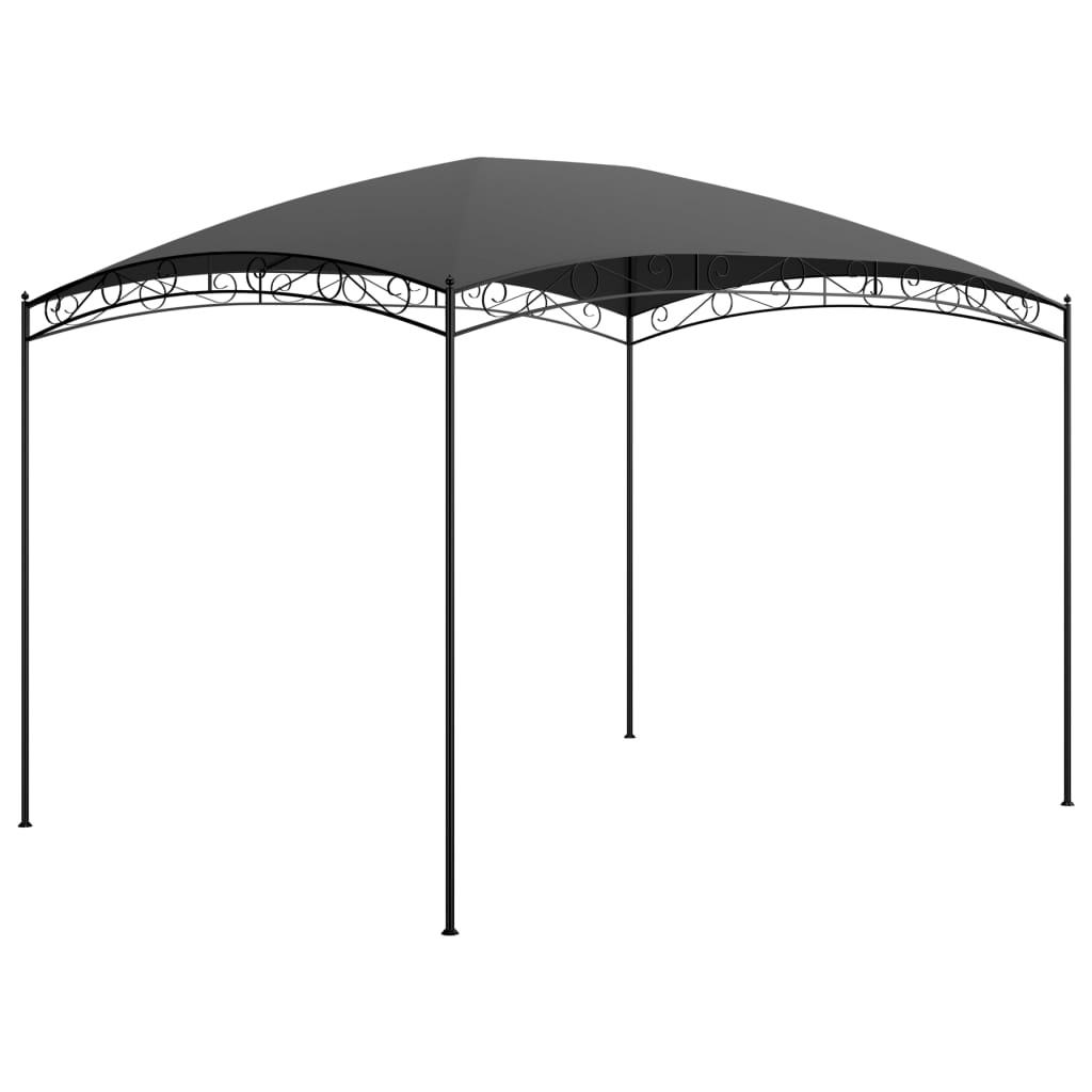 Paviljong 3X4X2,65 M Antrasitt 180 G/M²