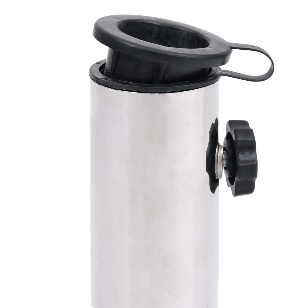 Parasollfot Svart 45X25X8 Cm Granitt