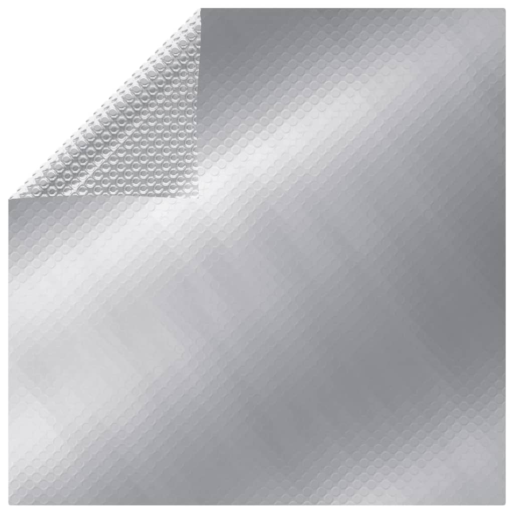 Bassengtrekk Rektangulært 600X400 Cm Pe Sølv