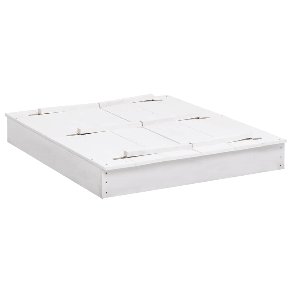 Sandkasse Gran Hvit 95X90X15 Cm
